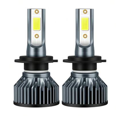 S&D 2入組汽車頭燈h1 H4 H7 Led燈泡h11 9005 Hb3 9006 Hb4 9004 Hb1 9007 Hb5 H13 Led燈20000lm渦輪12v