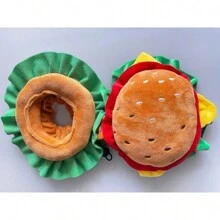 1 Miếng Hamburger Mèo , Mũ thú cưng , Chó Và Mèo Vui , Dễ thương Đạo cụ chụp ảnh - Nhiều màu - Xem 6