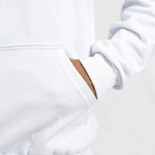 Men Hoodies - 白色 - 查看 2