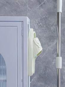 2 件/套 均码/3 件 随机颜色 浴室拖鞋壁挂架，粘性无需钻孔，适用于淋浴房、浴室、卫生间、排水拖鞋架