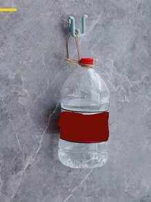 2 件/套 均码/3 件 随机颜色 浴室拖鞋壁挂架，粘性无需钻孔，适用于淋浴房、浴室、卫生间、排水拖鞋架