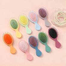 1個小巧可愛氣墊按摩梳,可攜帶,乾濕兩用 - 顏色隨機 - 查看 3