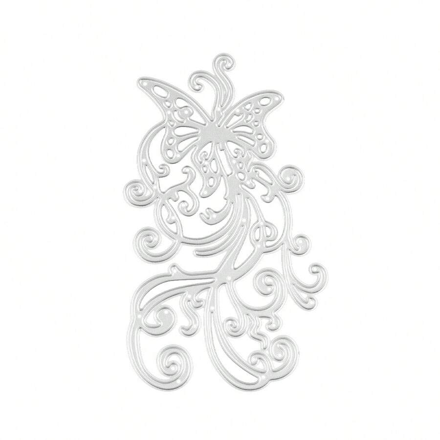 Butterfly & Tassel Design Metal Cutting Die For Scrapbook Embossing