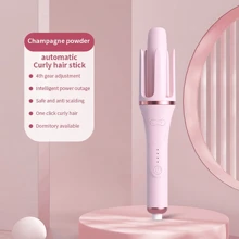 Rizador Automático, Temperatura Giratoria, Temperatura Ajustable, Calentamiento Rápido, Rizador de Pelo, Varita de 28mm - Rosa - Ver 7