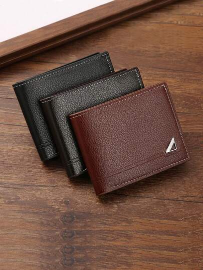 Men's Wallet & Card Holder With Money Clip, Id Photo Frame And Multiple Card Slots, Fashion Casual Money Clip For Youth Male, Ultrathin Soft PU Leather Wallet Card Organizer Men's Business Casual Pu Leather Short Wallet Large Capacity Multi-Card Slots, Business Casual Style, Birthday Gift, Graduation Gift, Father's Day Gift