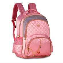 Loja Megalomania Mochila De Costas Sweet Queen Menina Escolar Juvenil Estrela material escolar material escola papelaria - Pink - Visão 1