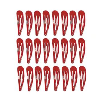 10/20/50pcs Women Random Solid Casual Snap Clip For Daily Life Hair Clips Claw Clips Hair Barrettes, Hair Accerssories