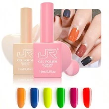 Jr 60 色持久多彩指甲油套裝 15ml/瓶,6 件/盒 - 彩色 - 查看 2