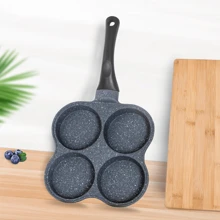 Rustless Egg Frying Pan | 4-Cup Nonstick Easy Clean Egg Cooker Omelet Pan For Breakfast Swedish Pancake, Crepe Pan Gas Stove And Other Stoves Cookware Seafood Boil