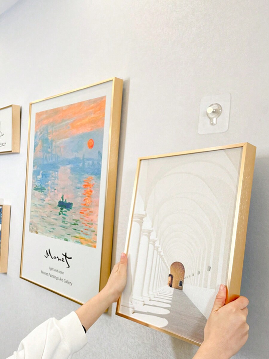 10pcs/Pack NonTrace Adhesive Hook, No Need To Drill, High LoadBearing