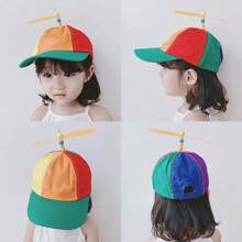 1 szt. Tęczowa bambusowa ważka czapka baseballowa zabawny śmigłowiec śmigłowy przygoda tata czapka snapback dla dorosłych S S kobiet ulica