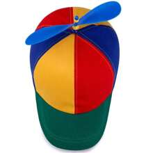 1 szt. Tęczowa bambusowa ważka czapka baseballowa zabawny śmigłowiec śmigłowy przygoda tata czapka snapback dla dorosłych S S kobiet ulica