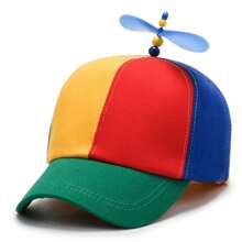 1 szt. Tęczowa bambusowa ważka czapka baseballowa zabawny śmigłowiec śmigłowy przygoda tata czapka snapback dla dorosłych S S kobiet ulica