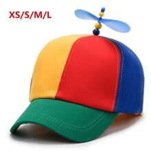 1 szt. Tęczowa bambusowa ważka czapka baseballowa zabawny śmigłowiec śmigłowy przygoda tata czapka snapback dla dorosłych S S kobiet ulica