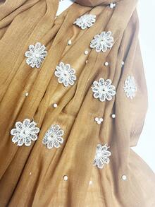 Của phụ nữ Trân châu Thêu Khăn quàng cổ , Khăn đi biển , Khăn choàng Thích hợp Đối với Sử dụng hàng ngày - Nhiều màu - Xem 8