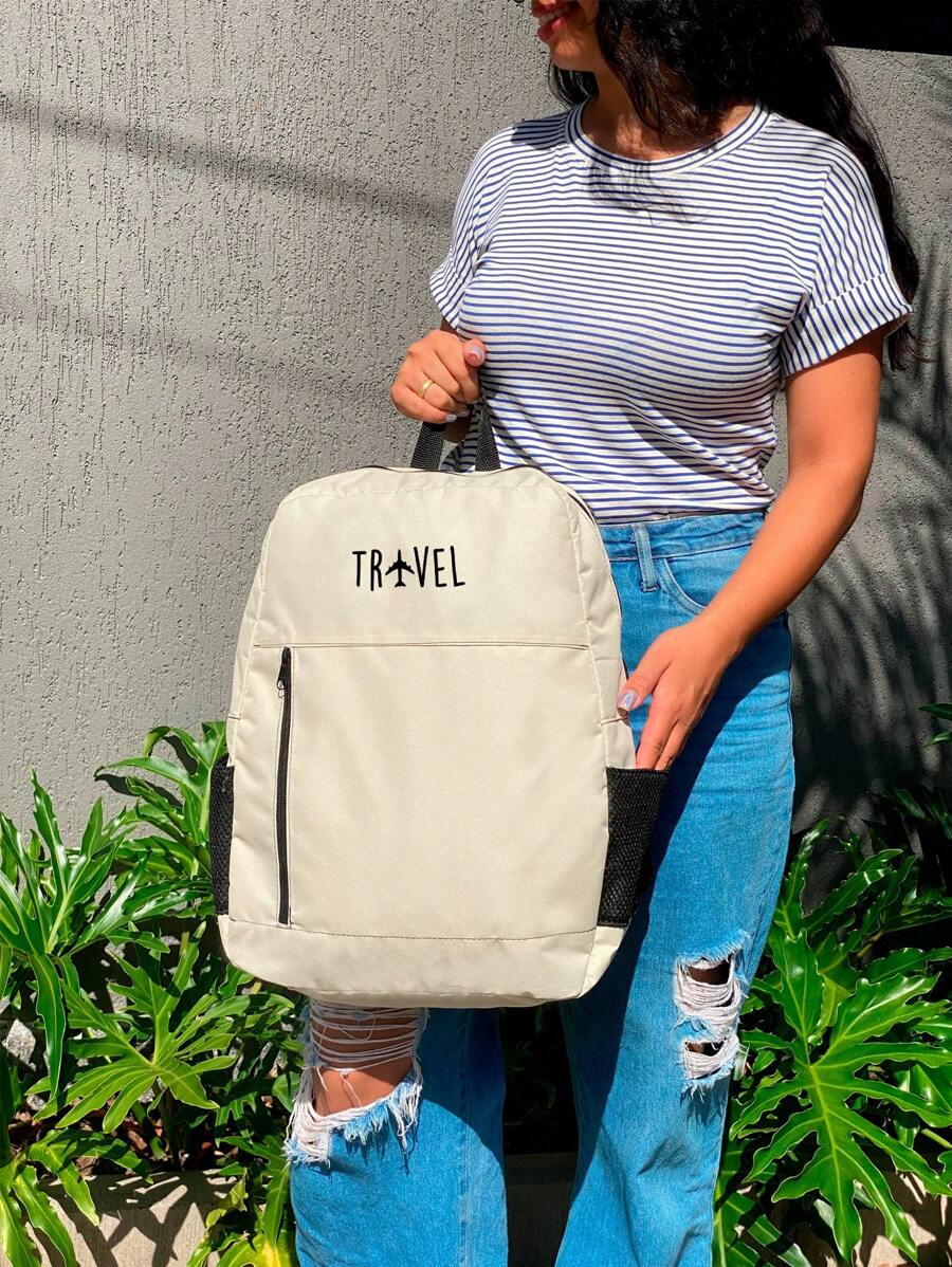 Women Functional Backpacks - Màu be - Xem 1