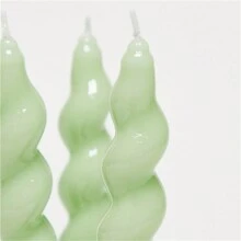 1 Packung 3 Stücke spiralförmige Kegel Kerzen, 7.1 Inch/18cm, 2 cm Durchmesser unten, 6 Stunden Brenndauer, geruchlos, tropffrei, verjüngtes Design, für Dinnerparty Hochzeitsdekoration, Raumdekoration, Geschenke