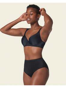 Brasier Copa B de buen cubrimiento con tirantes acolchados - Negro - Ver 4