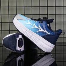 PHTEER Zapatillas De Deporte Para Niños 2 En 1 Con Ruedas, Zapatos Deportivos Multifuncionales Para Caminar Y Patinar, Zapatos Con Ruedas Para Niños - Azul - Ver 7