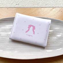 Cartoon Bear Card Holder Short Wallet For Campus Students, Including Multiple Card Slots And A Coin Purse - Pink - View 3