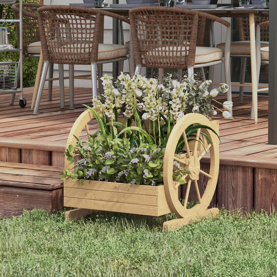 Outsunny Flower Pots & Planters - Beis - Ver 1