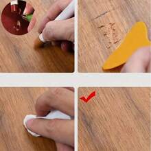 1pc Scratch Repair Wax Crayon, For Home Wood Furniture Scratch Seams Nail Hole Repair - L009 - View 6