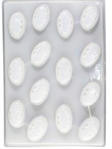 Molde para gelatina con forma de Mini logos superheroe B - Blanco - Ver 2