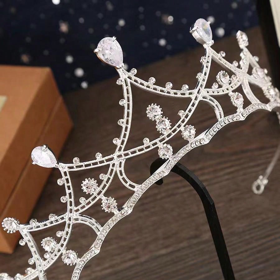 Haarschmuck Krone Diadem Für Frauen - Strass Krone Für Braut & Besondere Anlässe