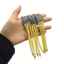 1入耐用橡膠天然乳膠筒,適用於彈弓狩獵和彈弓練習 - 香檳色 - 查看 4