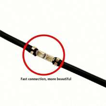 50pcs Double Headed Terminal, Butt Connector