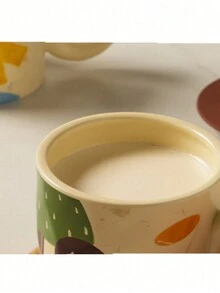 1入組14盎司可愛陶瓷杯,espresso杯,kawaii杯,咖啡杯,茶杯,牛奶杯,最佳辦公室和個人生日以及情人節禮物