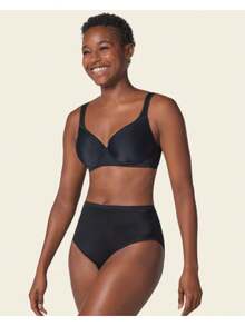 Brasier Copa B de buen cubrimiento con tirantes acolchados - Negro - Ver 3