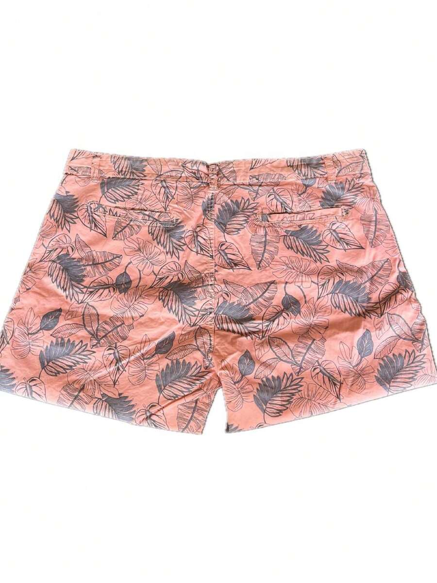 Bermuda short casual rosa floreado para hombre fashion - Rosa - Ver 1