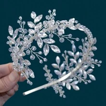 1 chiếc phụ kiện đội đầu cô dâu màu đỏ, xanh lá cây và xanh dương dành cho đám cưới, tiệc tùng và trang phục hàng ngày, phụ kiện cây thông Noel hoàng gia, ngày Valentine. - Nhiều màu - Xem 14