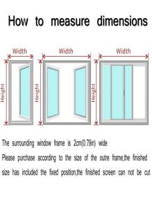 1 Set Window Screen Mesh, Self-Installed Window Screen, With Hook & Loop Tape, Self-Adhesive Anti-Mosquito And Insect-Resistant Window Screen, Sliding Window Invisible Screen Mesh