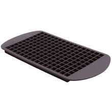 160 Grid Mini Silicone Ice Tray Ice Cubes Foldable Ice Mold Ice Breaker Ice Grid Tray Small Square Mold Ice Maker Mold - Coffee Brown - View 5