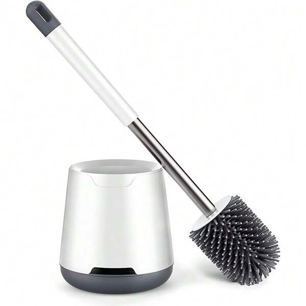 Toilet Brushes & Holders, Toilet Brush Set For Easy Cleaning - Easy To Assemble, Drip-Proof, Toilet Cleaner Brush For Bathroom
