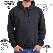 Men Hoodies - Màu Tím - Xem 3