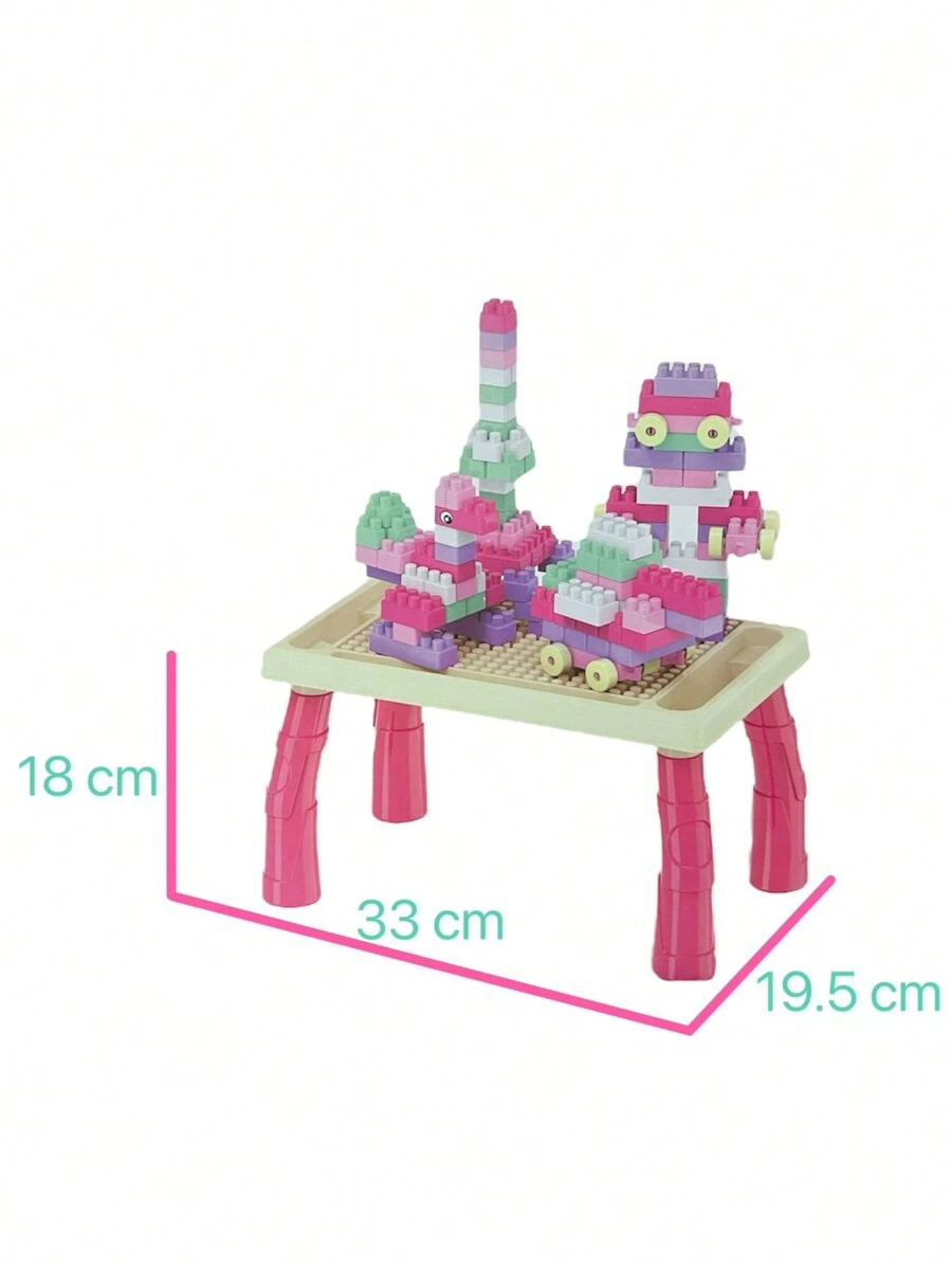 Building Block Toys Room Decoration - Pink - View 1