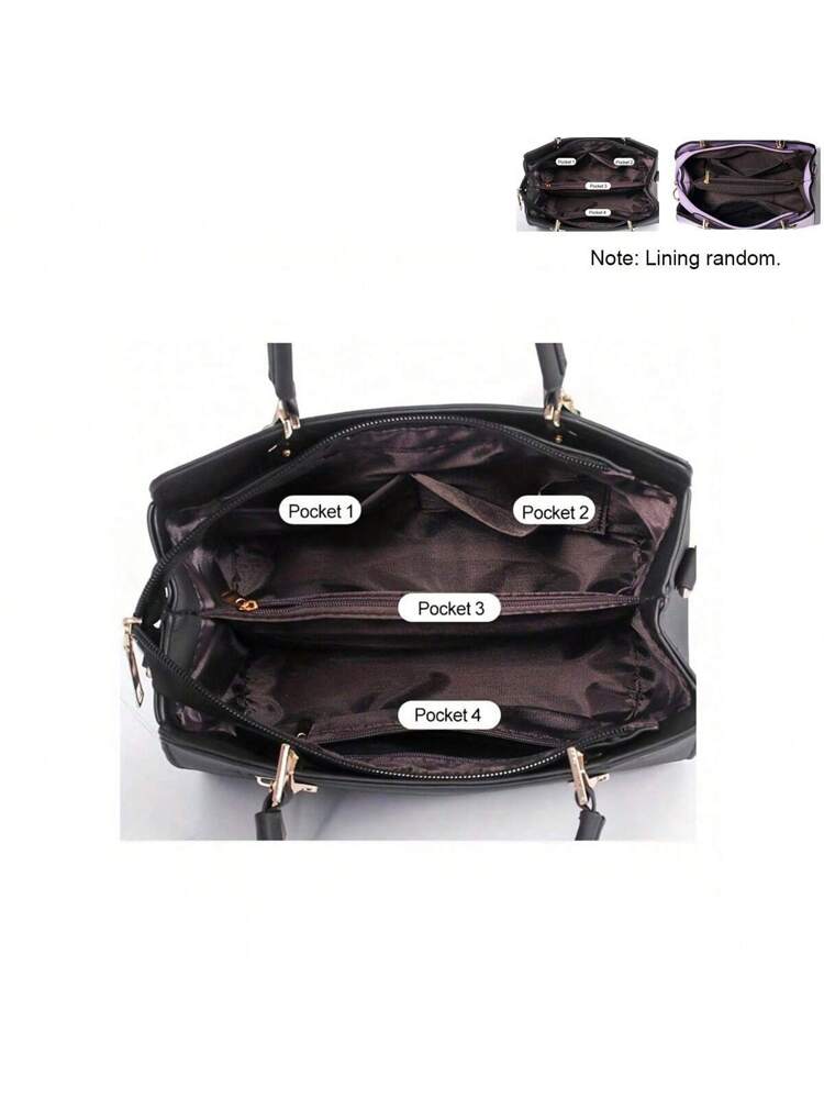 2025 New Arrival Fluffy Ball Pendant Tote Bag Versatile Casual Shoulder Bag, Mother Day Gifts, Mom Gifts, Mommy's Essentials, Mommy Bag For Going Out, Fashionable Business Casual Bag For Women, Perfect For Office, Business And Work , Valentines Gifts, Mother's Day