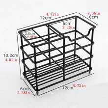 304 Stainless Steel Bathroom Toothbrush Holder Toothpaste Holder Stand Bathroom Accessories Organizer Home Bathroom Decor Fall Decor Back To School