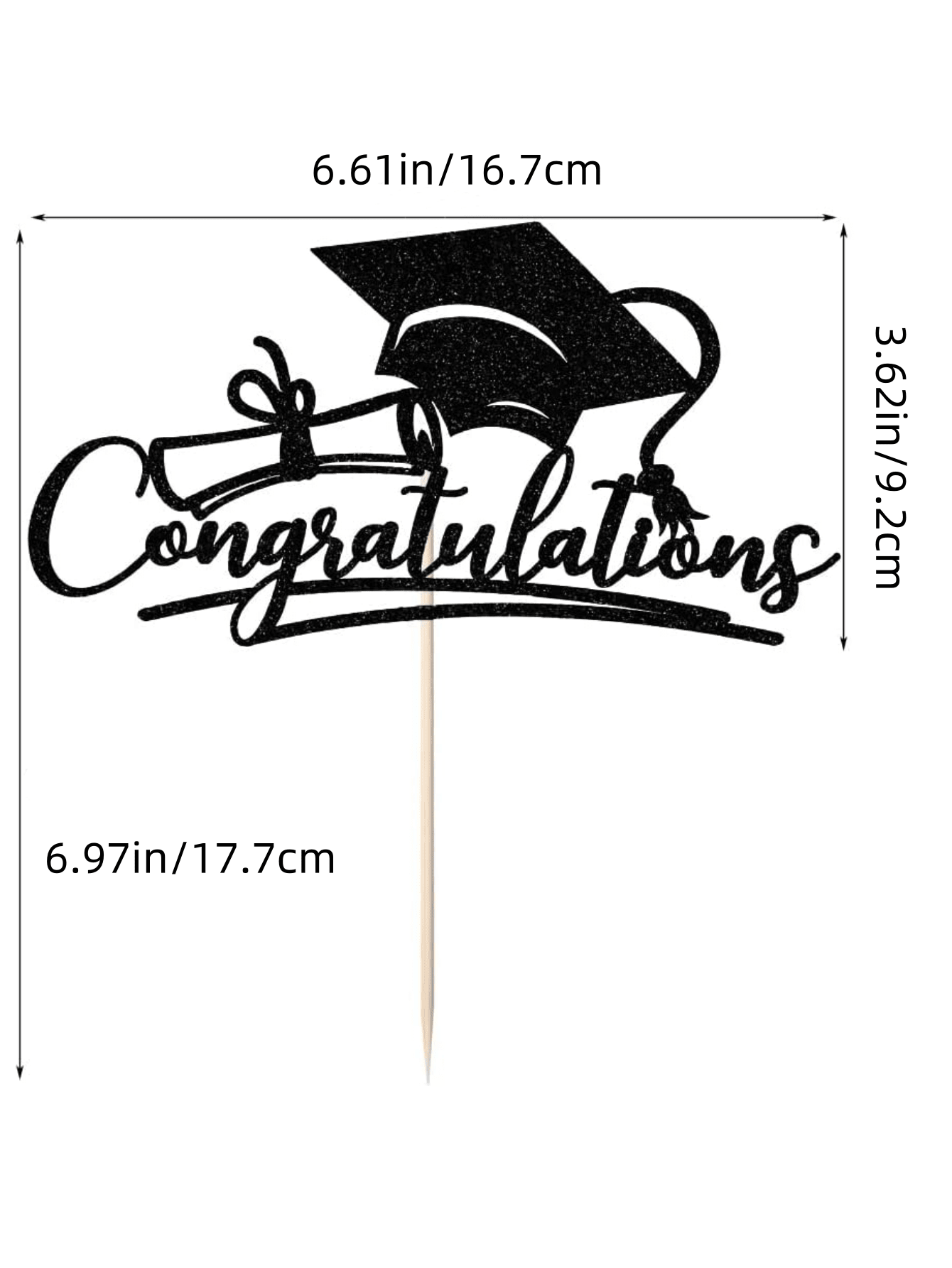 1Pc So Proud Of You Cake Topper Congrats Grad 2024 Graduation Party