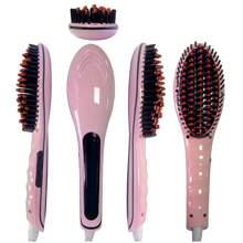 Plancha de pelo Escova Alisadora Fast 230c Bivolt Hqt-906 - Rosa - Ver 3