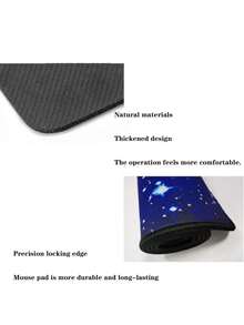1 Pieza Mouse Pad Con Atajos De Teclado En Versión Inglesa, Mouse Pad Antideslizante Para Juegos - Multicolor 002 - Ver 3