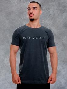 Men T-Shirts - Màu xanh bụi bặm - Xem 2