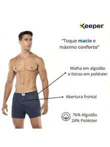 Men Briefs - Màu xanh hải quân - Xem 3