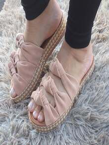 Women Clogs - Màu be - Xem 2