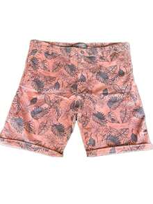 Bermuda short casual rosa floreado para hombre fashion - Rosa - Ver 3