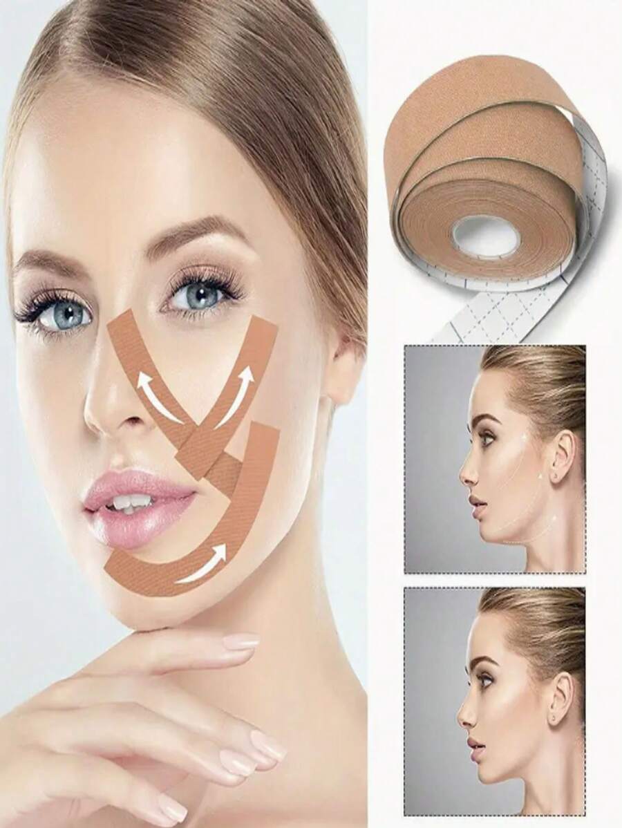 Muocobu face lift tape 200pcs bands instant facelift tape for wrinkles