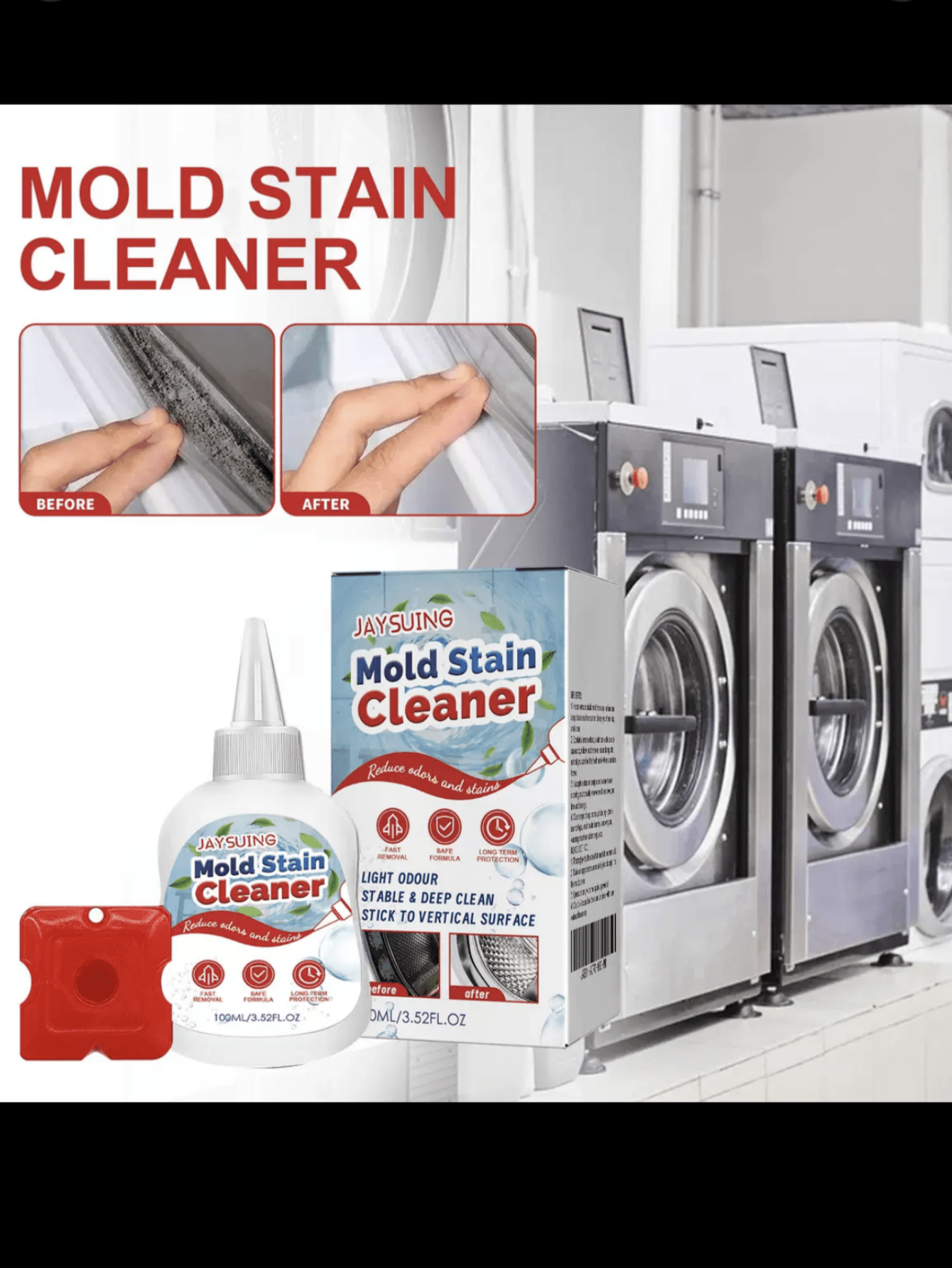 Jaysuing Mold Remover Gel Bathroom Wall & Floor Anti-Mold Agent Floor ...